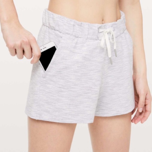 lululemon athletica Pants - Lululemon On The Fly Short 2.5" Wee Are From Space Nimbus Battleship